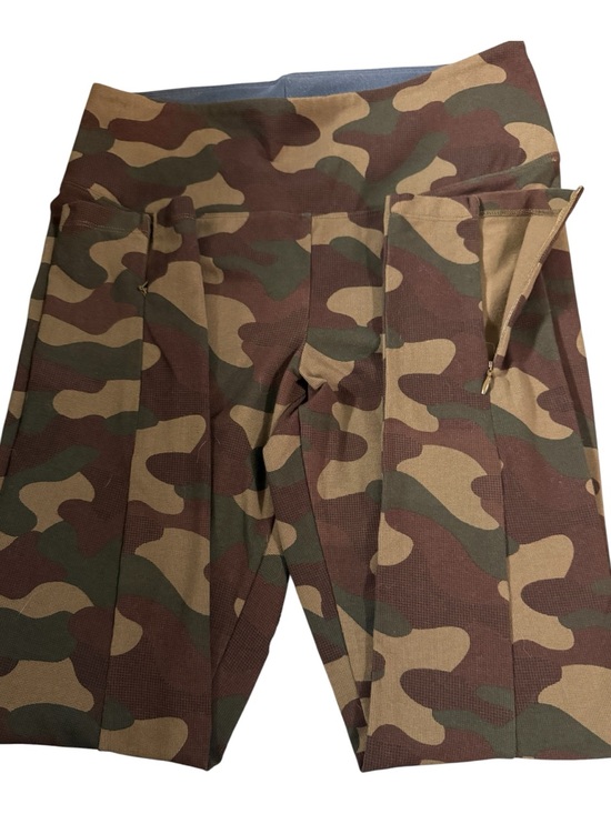 Women with Control Pants - Women with Control Camo Print Leggings - Olive Green Size S